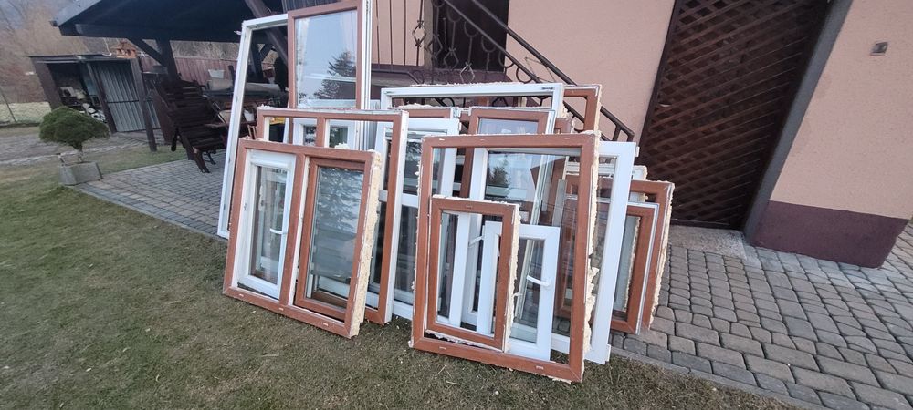 Okna z demontażu- różne wymiar