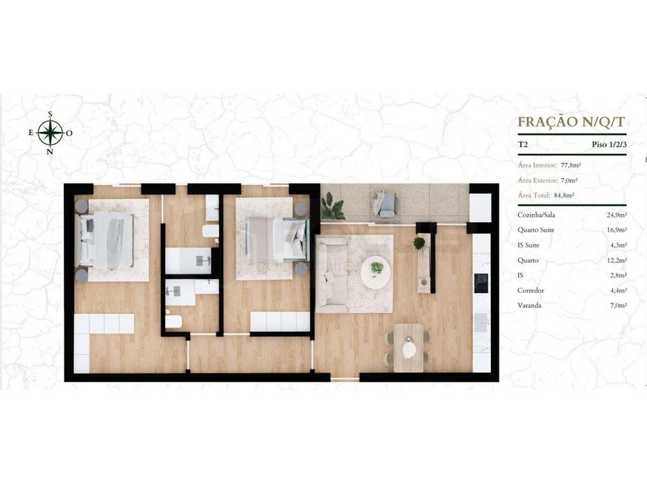 Apartamento Novo de Luxo no Coração de Aveiro - Junto ao Hospital P...