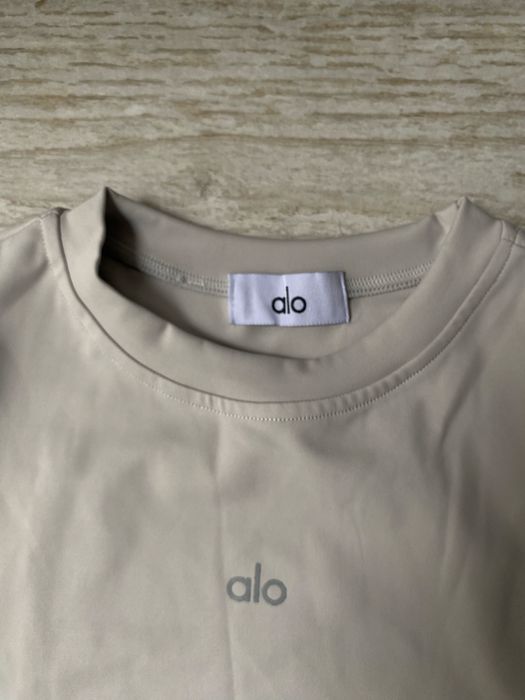 T-shirt da alo bege feminina