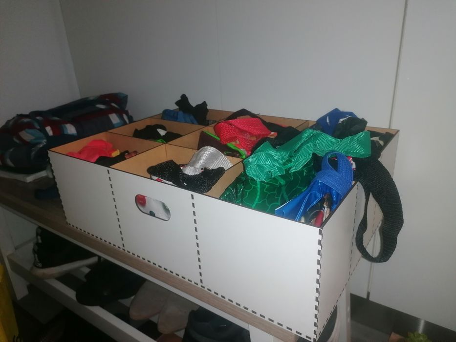 Caixa para sacos continente feito por medida