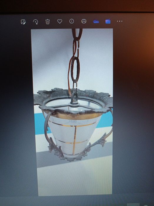 candeeiro/lanterna de latão