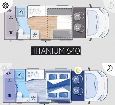 Kamper Chausson 640 Titanium Premium Ford pierwsza rej. 2022 FV 23%