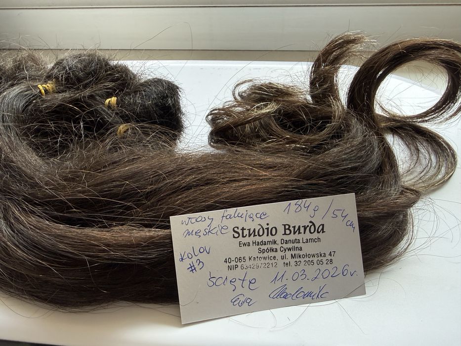 Wlosy falujące 184 g 54 cm