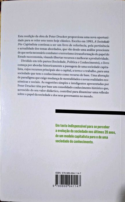 Livro "Sociedade Pós Capitalista"