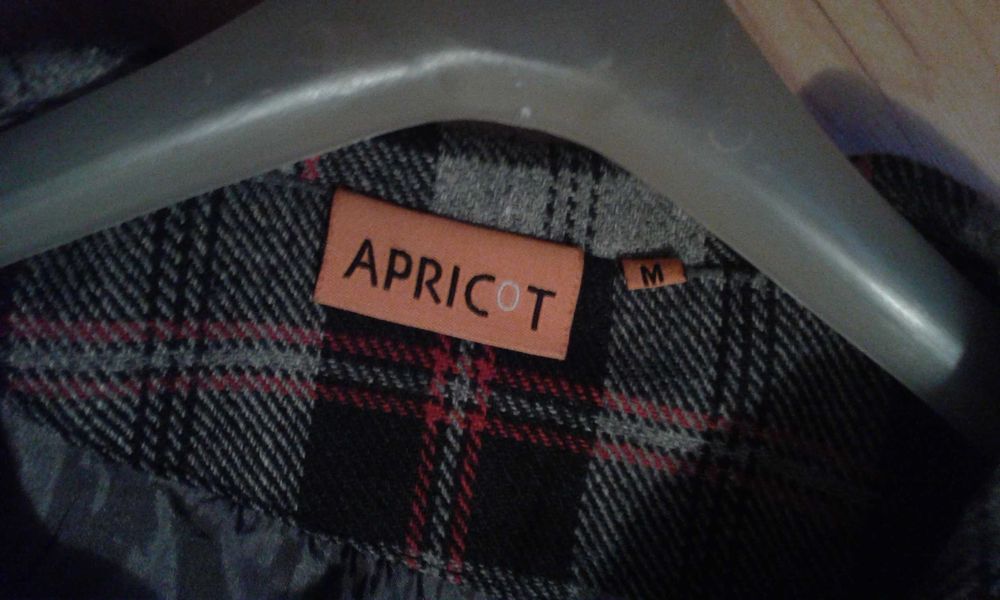APRICOT grzybek narzutka w kratę rozmiar M
