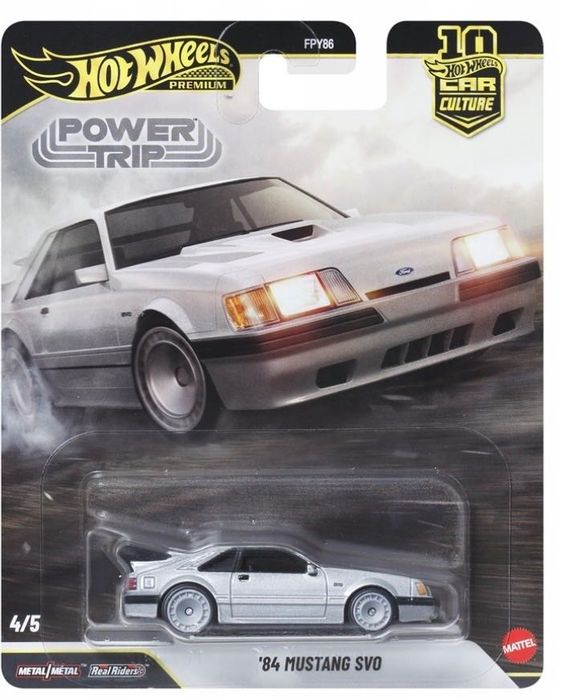 Hot Wheels Premium Car Culture Power Trip '84 Mustang SVO 4/5 JKF31