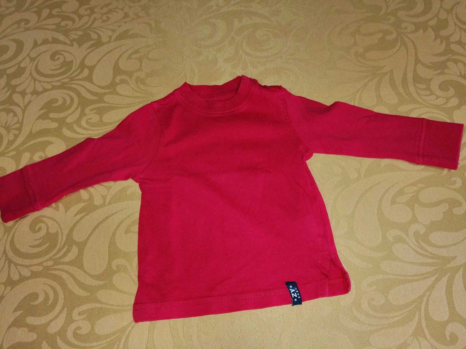 2 camisolas manga comprida, Benetton, 3-6 meses