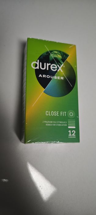 Durex Arouser Prezerwatywy Prążkowane 12 sztuk
