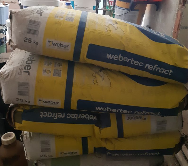 Argamassa Refratária da webber