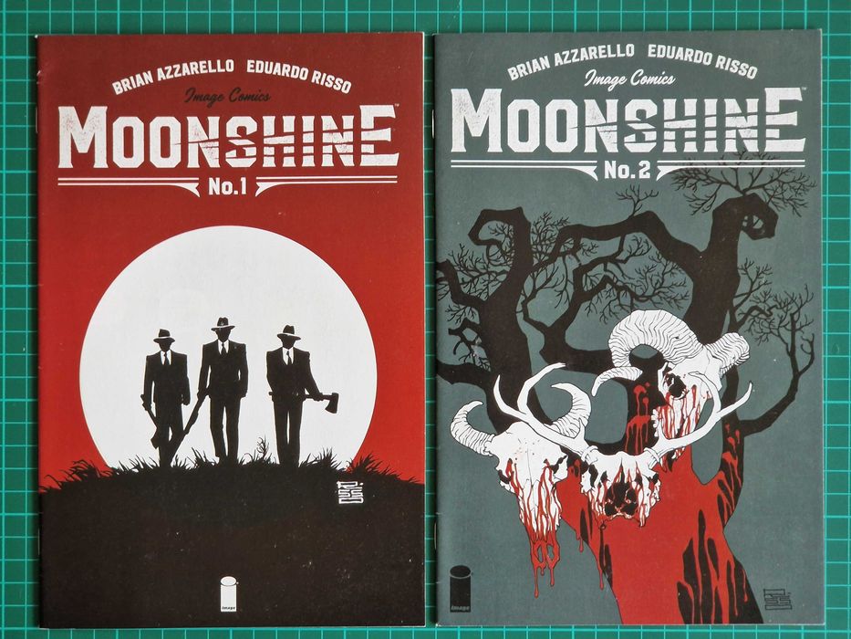 Zestaw pięciu komiksów 'zeszytówek': DC Rebirth, Moonshine, Reborn