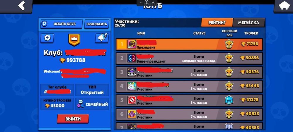 Консультую щодо гри Brawl Stars Аккаунт Бравл старс всі 97 персонажів