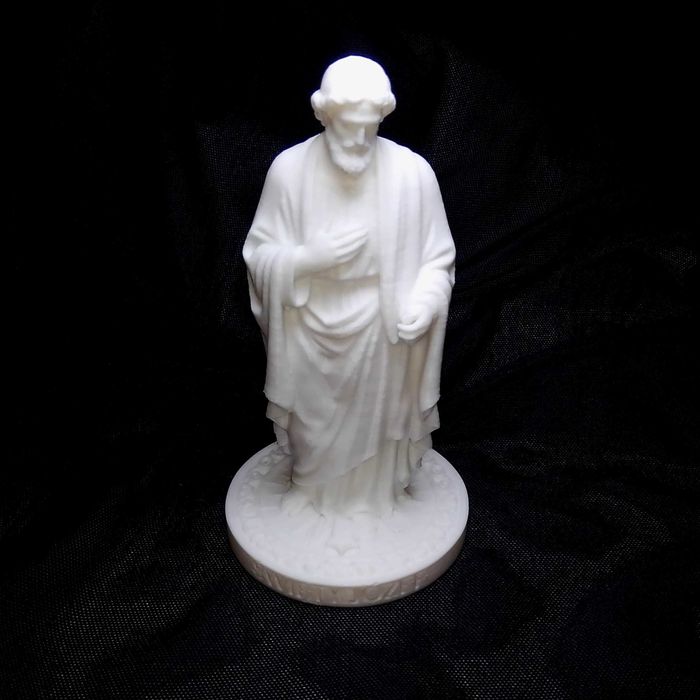 ŚWIĘTY JÓZEF figurka w kolorze białym (PLA) - DRUK3D