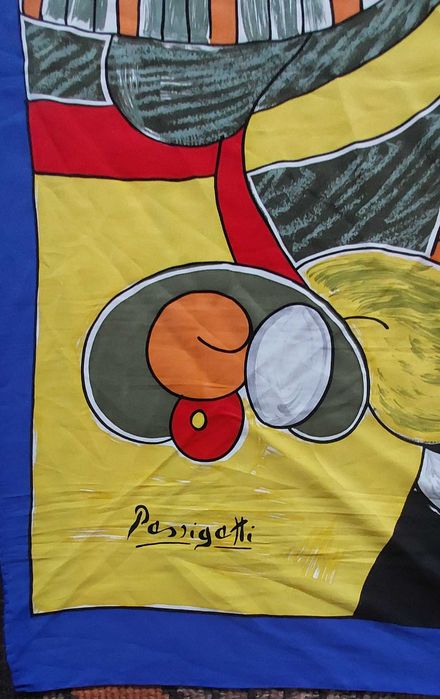 Вінтажна італійська хустка Le Passagatti, 1980-ті, дуже