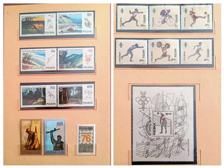 Klaser jubileuszowy Tom XII+ znaczki** - rok 1976-77