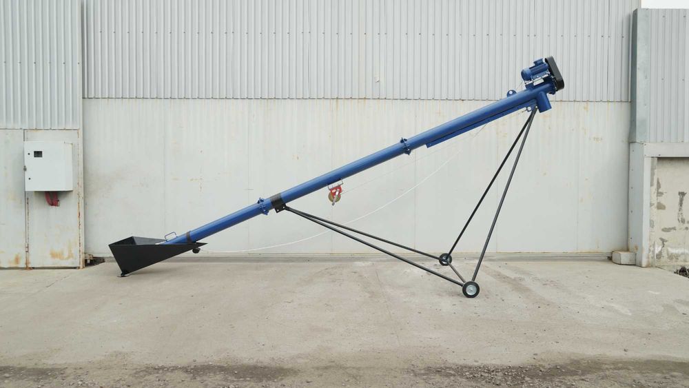 Шнековий навантажувач з протравлювачем Ø159мм*8м*380В - ЛІДЕР ПРОДАЖУ!