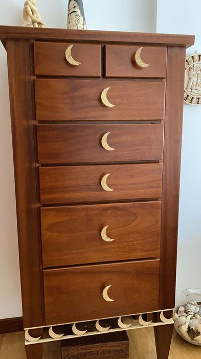 Mobilia Completa Quarto - cama + mesas de cabeceira + camiseiro