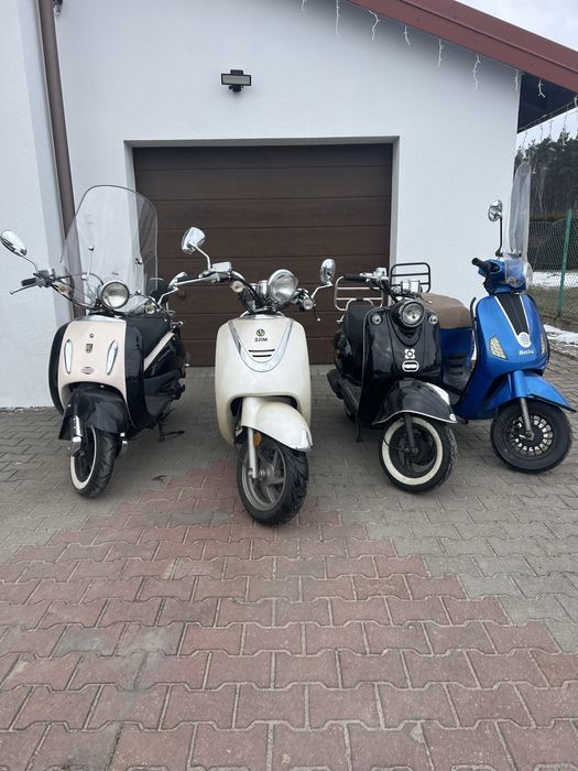 Retro skuter 50cc 4-suw