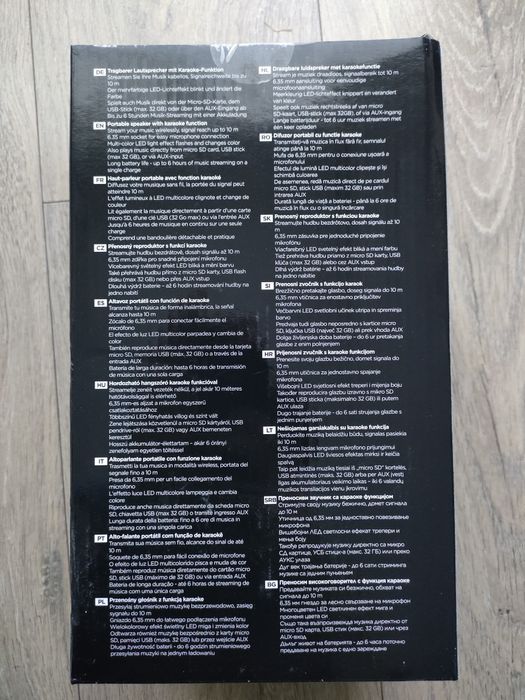 Karaoke glosnik i mikrofon