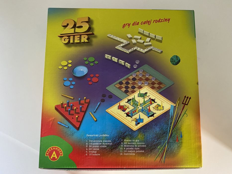 Gra planszowa - 25 gier
