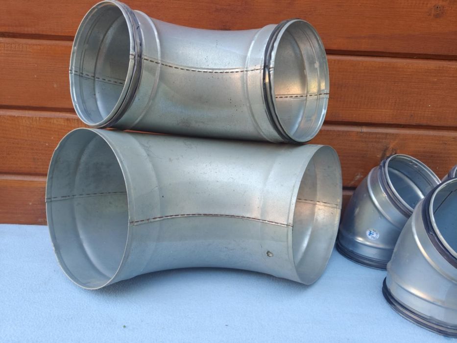 Kolana nyple objemki wentylacja spiro kształtki