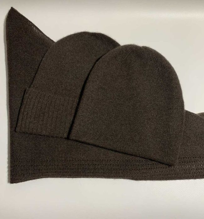 Бактус 100 % Кашемір Косинка Шаль Палантін Шарф шапка біні кашемірова