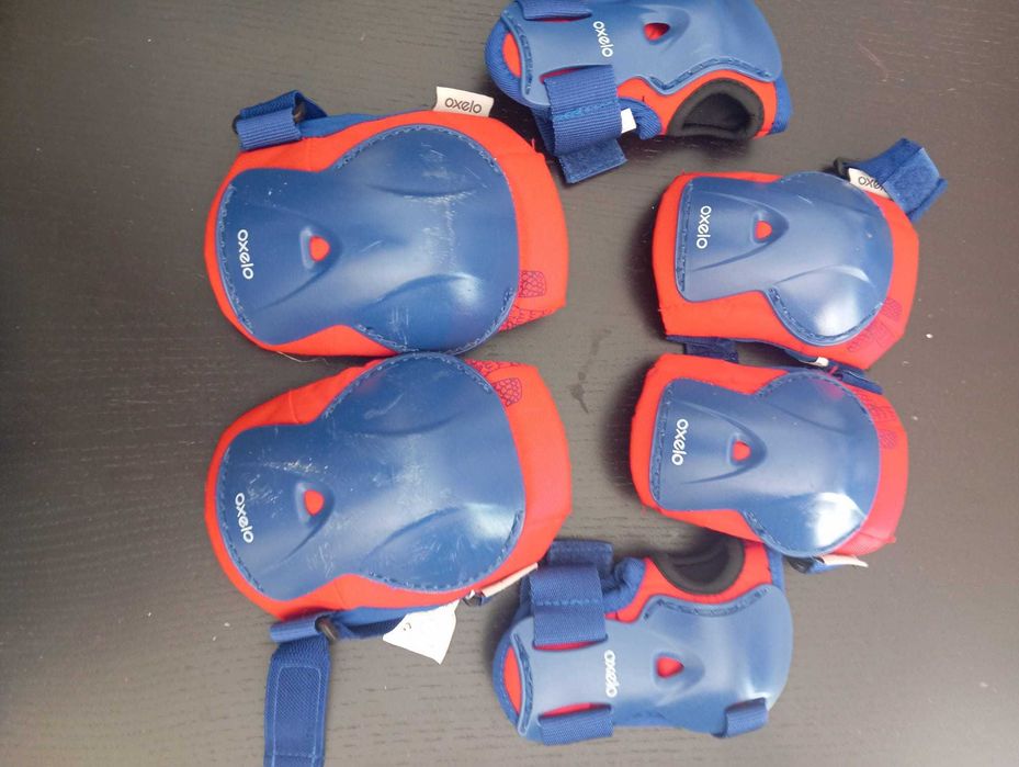 Protecções cotovelo e joelho para patins / bicicleta / skate criança