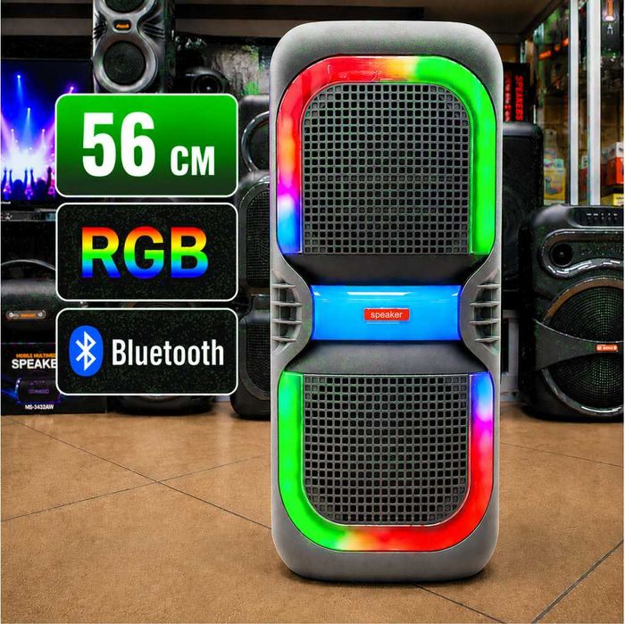 Bluetooth колонка 56см | Потужний звук | 50W