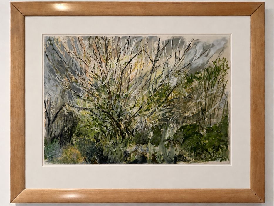 Jacquie Turner Anglia Akwarela+Pastel w ramie za szkłem UNIKAT