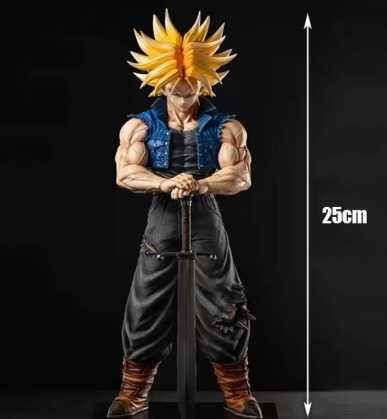 Figura ação Trunks Dragon Ball Z tamanho 25cm (Novo)