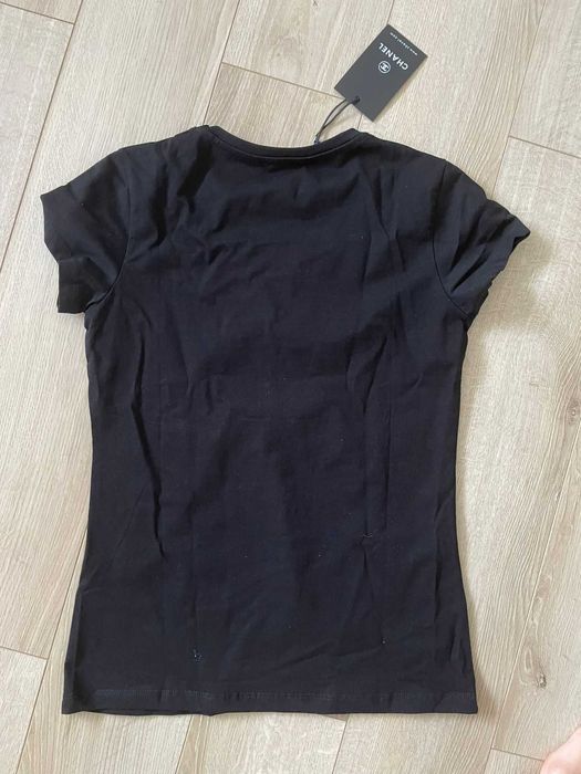 Koszulka czarna Chanel