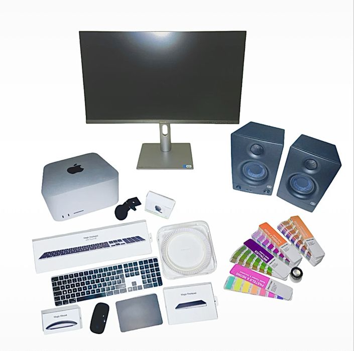 Apple Mac Studio M2 Max 64gb + Asus ProArt 4K HDR 27’ + Acessórios