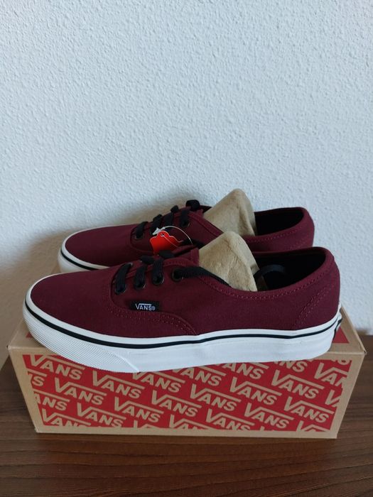 Vans Authentic Burgundy 36 caixa original