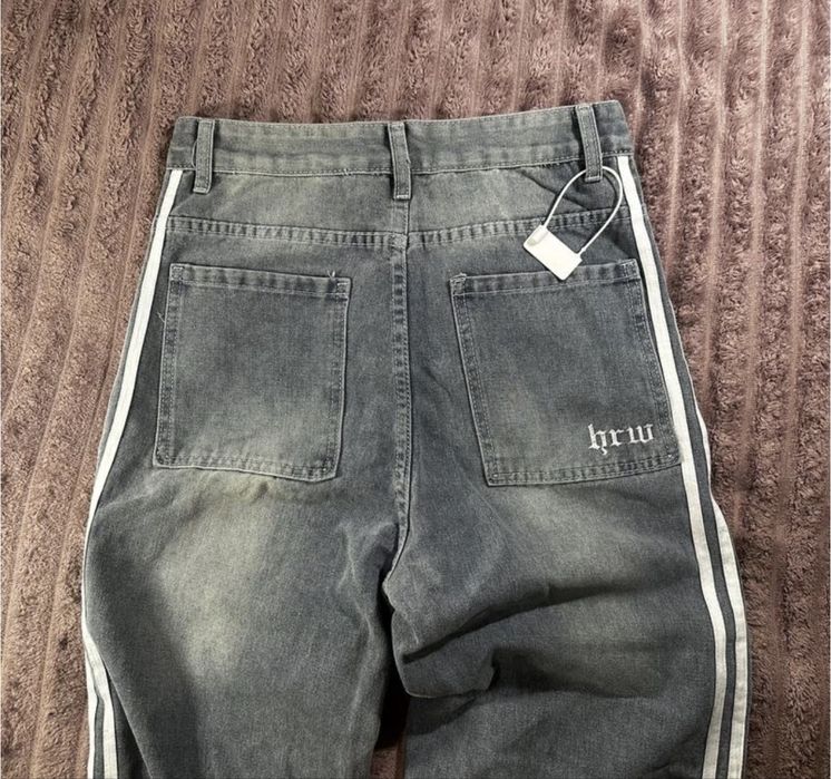 y2k джинси в полоску