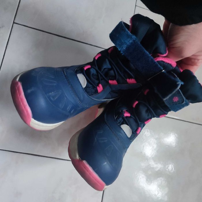 Buty śniegowce kozaki 32 dziecko dziewczyna