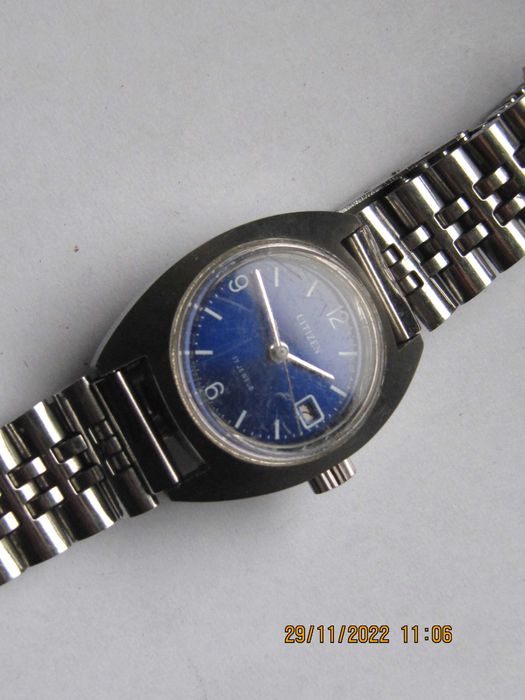 Citizen oryginalny damski zegarek mechaniczny 17 kamieni