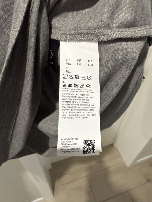 Серое поло Boss new