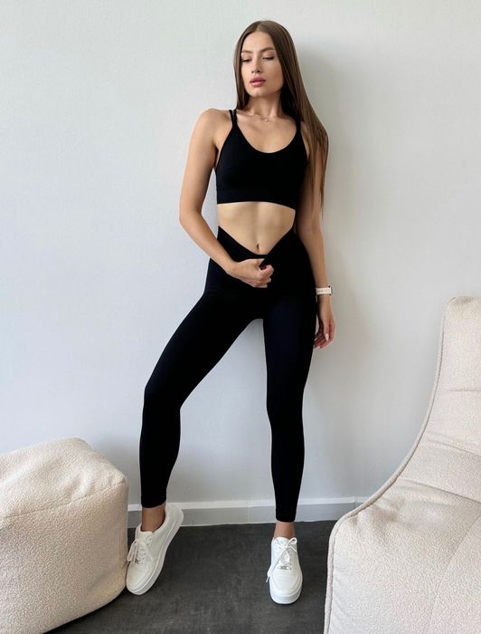 ‼️АКЦІЯ‼️ Безшовні лосіни в рубчик. Легінси без пушап. Весна.