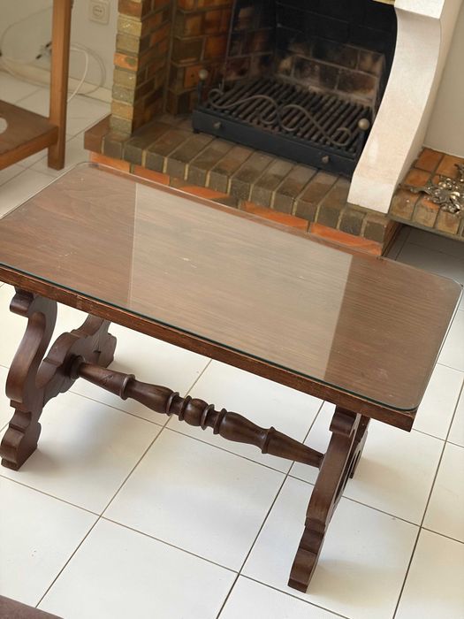 mesa de sala de madeira maciça