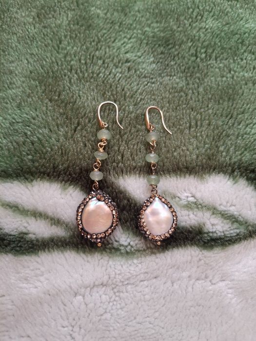 Кульчики з камінців