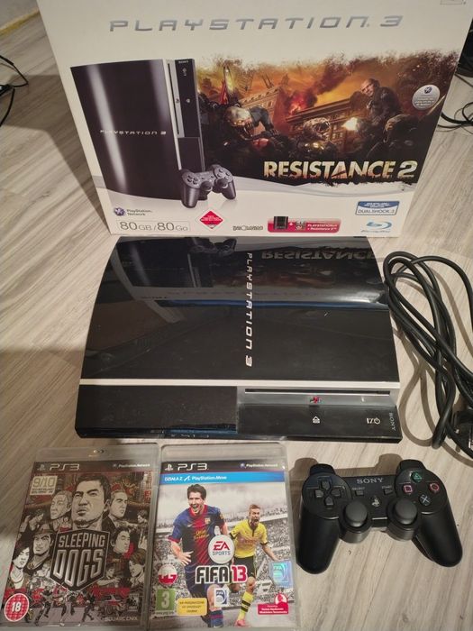 Konsola PS3 fat 80Gb z kartonem