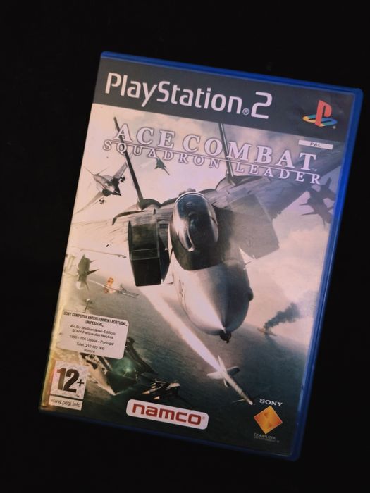 Ace Combat: Squadron Leader" para PlayStation 2, em bom estado.

"Ace
