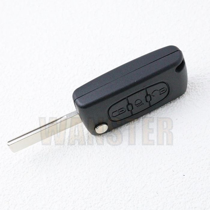 Carcaça capa chave Peugeot/Citroen 2/3 botões (Novo) com Logótipo64552630756993124