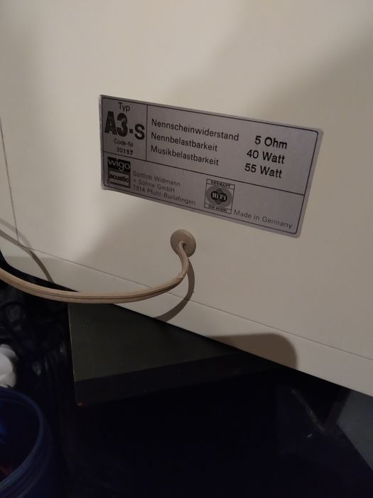 Акустическая система Wigo A3s (W.Germany).ЗВУК!!! Состояние!!!