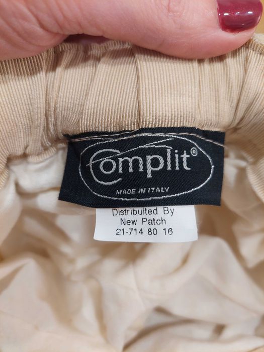 Chapéu Inverno COMPLIT Made in Italy | Lã e Flor | Tam. S (até 54cm)