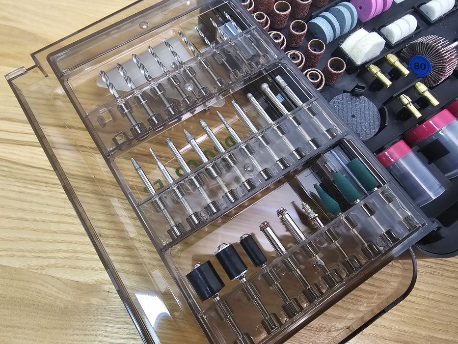 418шт Насадки для Гравера Procraft GK418 +4шт Цанги в комплекте