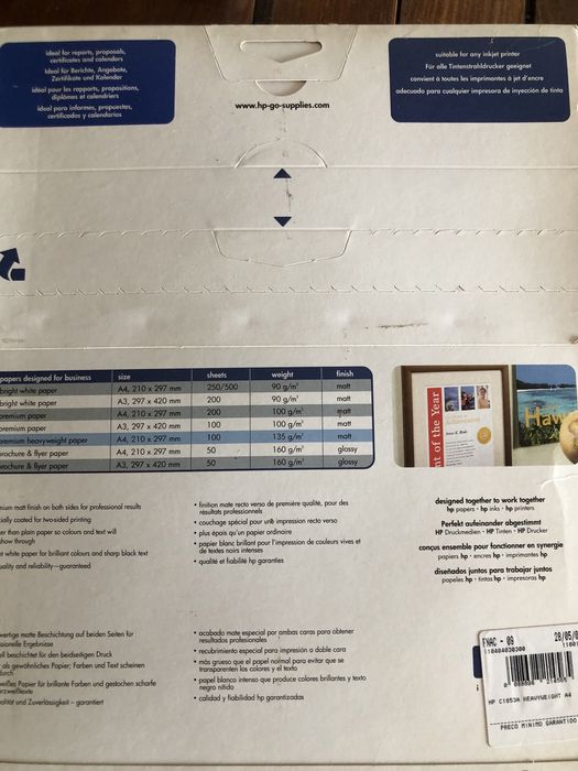 Papel HP Premium - 2 caixas