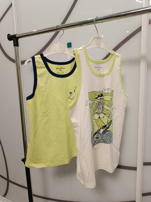 Комплект фірмових майок Tommy Bahama Kids (2 шт.) на хлопчика, розмір M (7-8 років / 128 см) — Новий з бірками