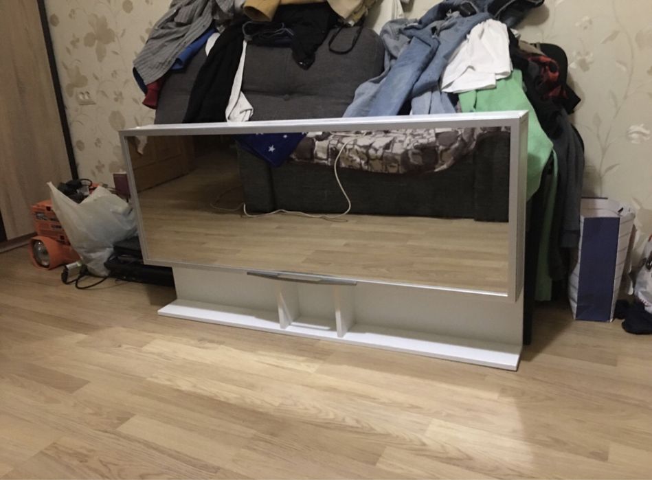 Зеркальный шкаф тумба для ванной