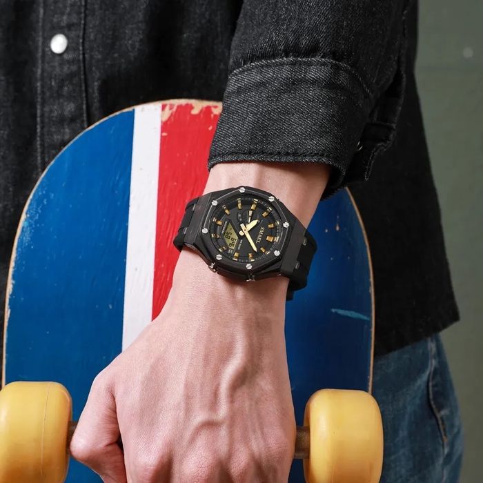 Zegarek klasyczny z wyświetlaczem Steampunk