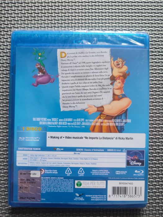 Bajka bluray Herkules Disney Dubbing Pl Hercules